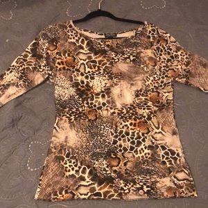 Luxurious soft animal print sweater!